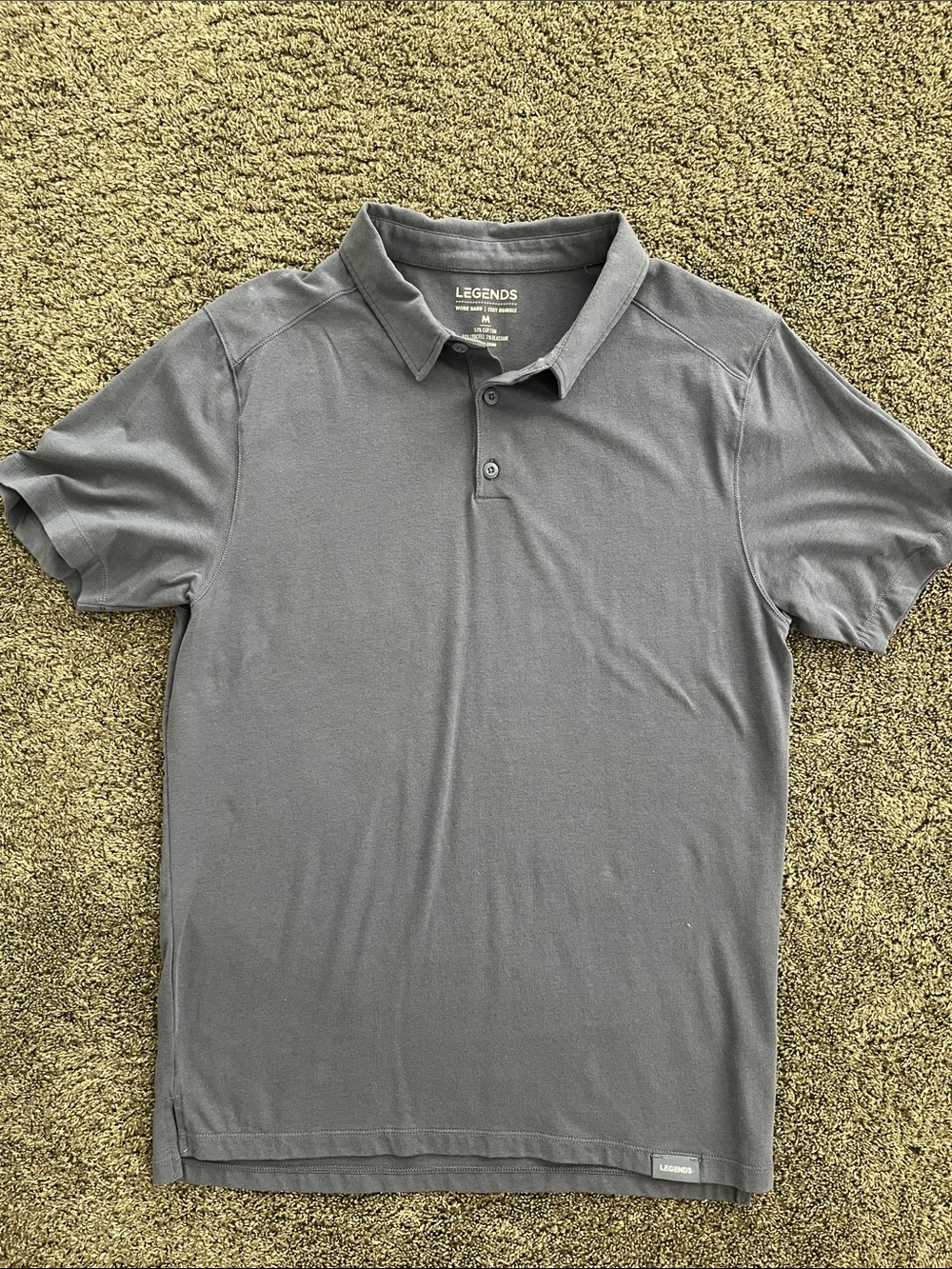 Legends Men’s Blue/Gray Polo Shirt